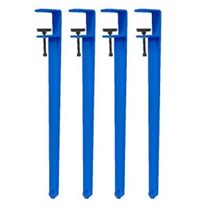 4 pieds de serrage de table en m&eacute;tal, pieds de table basse r&eacute;glables, pied de table de salle &agrave; manger en forme de F, pieds de support d'&eacute;tabli en fer, pieds de barre de bricolage, pas de concepti (ZhongWeiZhiFu, neuf)