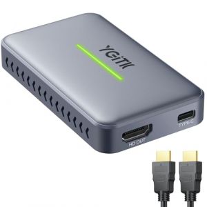 YGiTK HDMI 4K Carte de Capture USB 3.0 Carte d'Acquisition Vid&eacute;o Enregistrement Streaming Capture de Jeu vid&eacute;o pour PS5/XBOX One/Switch (KeteyiEU, neuf)