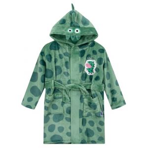 Peppa Pig Robe De Chambre Peignoir En Polaire Pour Gar&ccedil;ons | Robe De Chambre George Pig | Vert | 2-3 Ans (Character FR, neuf)