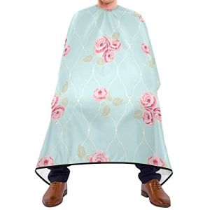 Motif Rose Classique Peignoir Coiffure Anti-Taches Blouse Coiffeur Accessoires Robe De Coiffure Pour Instituts De Beaut&eacute; Barbiers Coiffeurs (ytuqqq, neuf)