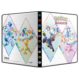 Compatible avec l'album Ultra Pro Pok&eacute;mon 4 poches montre Nachtara, Psiana, Glaziola, Folipurba Album de cartes pour 80 cartes &agrave; collectionner Classeur/Portfolio &Eacute;volution Prismatique (BB Online Handel, neuf)