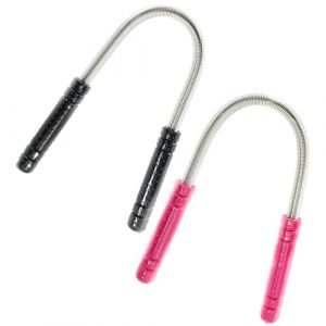 Épilateur de Visage à Ressort, 2 Pièces Épilation Outils d'Épilateur de Filetage, Visage de Sourcil Enlever les Poils de la Lèvre Supérieure, du Menton, des Joues et du Cou (Noir, Rose Rouge) (DAOLIANGKEJI, neuf)