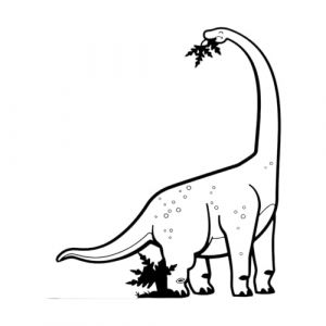 Sticker mural dinosaure Diplodocus pour chambre de gar&ccedil;on, chambre d'enfant, T-Rex, dinosaure, animal, vinyle pour chambre d'enfant-S-56x68cm-Black (LIUJIAHAO Sticker, neuf)