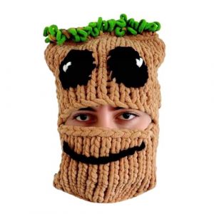 DINSOAVR Chapeau, chapeau d'homme d'arbre pour Halloween, respirant, chaud, demi-couvre-visage pour adulte, chapeau de costumade, accessoires de fête, chapeaux fantaisie (guangzhoujucikejiyouxiangongsi, neuf)