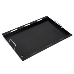 onlyfire Plaque de Barbecue pour Weber Genesis LL 300 Series, Grillesde Cuisson de Rechange pour Weber Genesis LL E310 E315 E320 E325 E335 S330 S310 Barbecue à Gaz, avec Poignée, 67×47,5×3,8cm, Noir (Onlyfire Store, neuf)