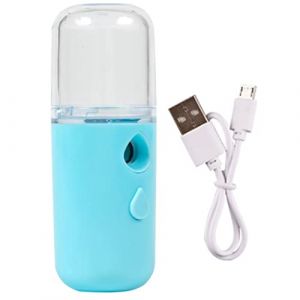 Pulvérisateur de brume faciale USB Recharge Recharge Face à main pour les soins de la peau Hydrating Hydrating Blue 30 ml, mini humidificateur facial (LiChuanShiZHENGHUOBaiHuoYouXianGongSi, neuf)