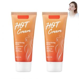Crème Brûle-Graisse 60g * 2, Crème Chauffante Raffermissante, Raffermissante Pour La Peau à Absorption Rapide, Réduit L'excès De Graisse, Pour Hommes Et Femmes, Absorption Rapide (Yyuan-EU, neuf)