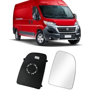 TTCR-II Verre de Rétroviseur Compatible avec Fiat Ducato/Citron Jumper/Peugeot Boxer Verre Miroir Chauffant 2006-2021 Rétroviseur de Rechange pour Ducato/Jumper/Boxer Spaceback Verre Miroir（Droit） (Yumzeco Yumzeco, neuf)