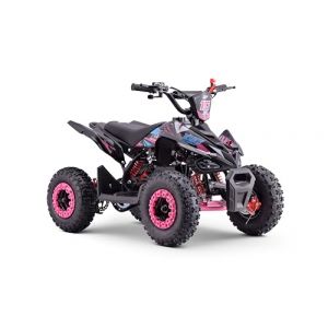 Pocket Quad Enfant LXF 49cc 6" Animalz Version S - Mini Quad (Rose) (Evendi, neuf)
