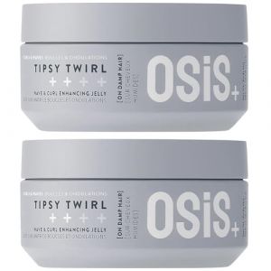 Schwarzkopf Professional OSiS Tipsy Twirl Gelée Pour Cheveux Bouclés Et Ondulés Forte Définition Volume Légèreté Protection Contre L'Humidité Fixation Normale 300 ml - lot de 2 (COIFFURE FRANCE TOULOUSE, neuf)