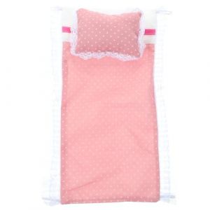 1ensemble Literie Miniature pour Maison De Poup&eacute;e Draps Et Oreillers pour D&eacute;coration De Lit De Poup&eacute;e Accessoires De Chambre &Agrave; Coucher R&eacute;alistes (Colored Flag, neuf)