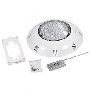 Zerodis Lampe de Piscine Lumi&egrave;res LED Submersible &Eacute;tanche de Lumi&egrave;re de Nuit de Projecteur Piscine de 35W RGB 300 LED avec T&eacute;l&eacute;commande D&eacute;coration de Piscine pour F&ecirc;te Festival (Ovalat, neuf)