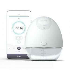 Elvie Pump | Tire-lait Électrique Mains Libres | Coussin mammaire de 21mm/24mm | Tire-lait Portable | Adaptable aux soutiens-gorge | Sans Tubes ni Câbles | Silencieux et Discret (Le Monde De Bébé, neuf)