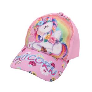 HSIXHAF 1 PCS Casquette de Baseball Filles Ajustable Chapeau de Soleil pour Enfants Casquette Enfant Fille, Licorne au repos (HSIXHAF, neuf)