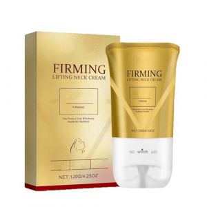 Crème raffermissante pour le cou, crème pour le cou pour l'affaissement et le raffermissement,raffermit et soulève avec un massage à double rouleau, hydratant naturel pour le visage et le corps (1pcs) (doushangdianzi, neuf)