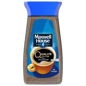 MAXWELL HOUSE &ndash; Caf&eacute; D&eacute;caf&eacute;in&eacute; Pr&ecirc;t &agrave; l&rsquo;Emploi, Ar&ocirc;me Doux et Go&ucirc;t Filtr&eacute; R&eacute;confortant (Bocal 200g) - lot de 3 - Vendu par Lot (March&eacute; Parisien, neuf)