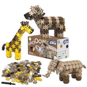 Nano Clics Wildlife 250, Jouet de Construction pour Les Enfants à partir de 8 Ans, Jouet éducatif créatif dans Un Ensemble de 250 pièces, Blocs de Construction, Jouets durables (ClicsToys, neuf)
