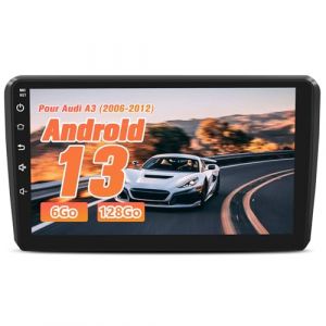 AWESAFE Autoradio Android 13 Compatible avec Audi A3/S3/RS3 [6Go+128Go] avec 4G Carplay sans Fil Android Auto 9 Pouces &Eacute;cran Tactile GPS Bluetooth/FM/RDS/USB/WiFi/Commande Au Volant/Aide au Stationne (ADAMOSALVATORE, neuf)