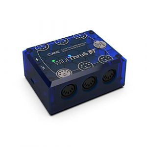 CME WIDI Thru6 BT - MIDI Thru/Split 2-in-6-out avec DIN 5 broches et Bluetooth MIDI - transfert à grande vitesse de toutes les données MIDI, précision extrême pour tous les appareils MIDI (CME Pro, neuf)