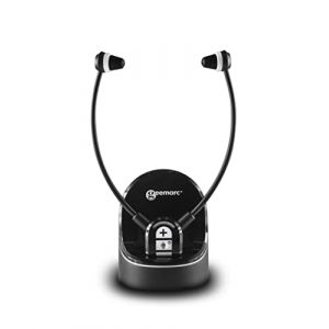 Geemarc CL7370 - Casque TV Sans Fil pour T&eacute;l&eacute;vision - Peut &Ecirc;tre Utilis&eacute; comme Amplificateur d&rsquo;&Eacute;coute Qui Amplifie Les Sons Ambiants - Perte Auditive Faible ou S&eacute;v&egrave;re - Version FR (Geemarc Telecom SA, neuf)