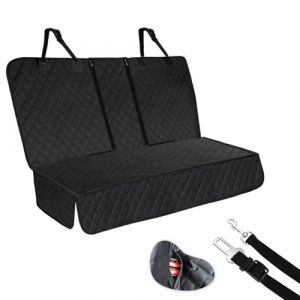 Angooni Couverture pour Chien pour si&egrave;ge arri&egrave;re de Voiture, 135 &times; 120 cm, imperm&eacute;able, antid&eacute;rapante, r&eacute;sistante aux Rayures, pour Banquette arri&egrave;re, Protection Universelle pour Chien (Angooni-EU, neuf)