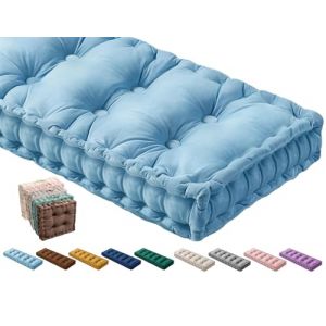 Coussin de Banc Exterieur Int&eacute;rieur ,Velours Coussin de Si&egrave;ge Banc Sur Mesure 40x40/70x30/150x40/120x40 Coussin de Sol, pour Canap&eacute; Jardin Patio Maison Banquette Coussin D'assise(Color9,80x40x10cm) (AlienGi, neuf)
