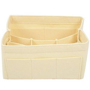 Huudngeje Sac Int&Eacute;Rieur En Tissu Feutr&Eacute; &Agrave; La Mode Pour Femme Convient &Agrave; Ins&Eacute;Rer Dans Sac &Agrave; Main Sac Cosm&Eacute;Tique &Agrave; Poches Multiples Organisateur De Stockage Et Effets Personnels Blanc (Patrick MacDonald, neuf)