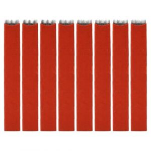 SOIMISS Lot De 50 Lames D'aiguilles &agrave; Sourcils Plates En Acier Inoxydable Rouge Usage F&eacute;minin Maquillage Professionnel Microblading (Star-wish, neuf)