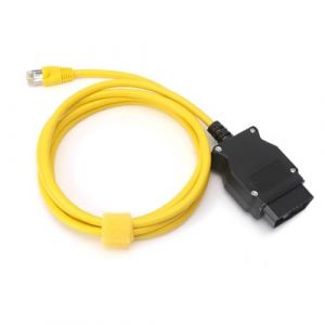 HENGBIRD ENET C&acirc;ble OBD2 pour BMW S&eacute;rie F Plug & Play Codage avec adaptateur Ethernet RJ45 compatible E-SYS Interface ICOM pour fonctions cach&eacute;es du v&eacute;hicule C&acirc;ble de diagnostic professionnel pour F20 (zhentailiang, neuf)