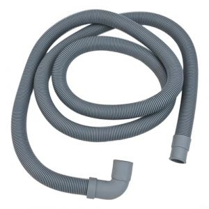 Oniissy Tuyau de vidange flexible de 1 m, 1,5 m, 2 m pour machine à laver et lave-vaisselle | Extension de tuyau d'évacuation | Pour coude : 22–23 mm | Pour sortie : 20–21 mm (2 m) (BestHomeland-eu, neuf)