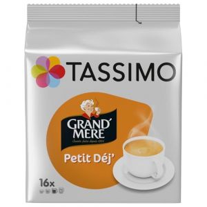 TASSIMO &ndash; Caf&eacute; Matinal Intense en Dosettes Compatibles, Ar&ocirc;me Riche et Cr&eacute;meux (Pack 16) - Lot de 3 - vendu par Lot (Franc shopping, neuf)