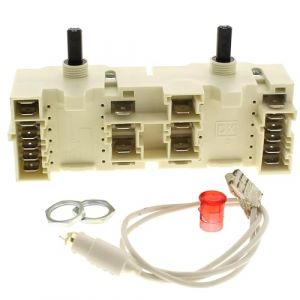 Commutateur double 41.42723.044 pour table de cuisson (Adepem, neuf)