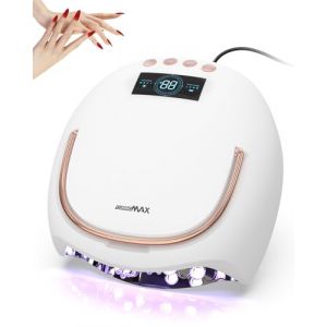 NAILGIRLS Lampe UV pour ongles, lampe UV, minuterie 10/30/60/99s, s&eacute;choir &agrave; ongles professionnel pour doigts, lampe &agrave; ongles LED, lampe &agrave; ongles UV LED pour vernis &agrave; ongles en gel, doigts et orteils (XRT-UK, neuf)