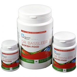 Dr. Bassleer Biofish Food Green M 150 g pour poissons d'ornement nourris &agrave; base de plantes (TopReef, neuf)