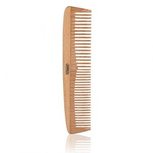 Titania Peigne en bois de hêtre naturel 18 cm de long antistatique (TITANIA Shop, neuf)