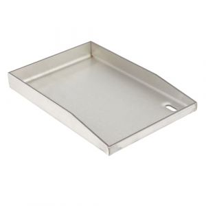 WELL GRILL Plancha - 4 mm d'épaisseur - 20 x 30 cm - En acier inoxydable - Pour barbecue à gaz et à induction - Anti-fuite (BBQ-King, neuf)