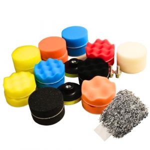 EXPERT Kit de Polissage Voiture 28 PCS - Tampons de Polissage et Lustrage - Pads Mousse pour Perceuse - Kit Rénovation Carrosserie et Peinture Auto - Suppression des Rayures et Brillance (EXPERT VITRAGE AUTO, neuf)