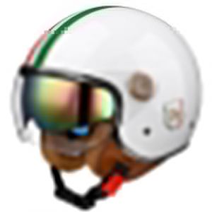 Casque Ouvert Moto 3/4, Casque Unisexe-Adulte Ouvert avec Double Visière Solaire, Demi-Casque Moto Modulable Style Rétro Vintage Approuvé Dot/ECE (zyhanghogn, neuf)