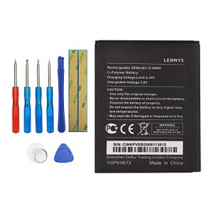Vvsialeek Batterie WIKO Lenny 5 compatible avec WIKO Lenny 5 avec kit d'outils 3000 mAh (Smartphone-accessories, neuf)