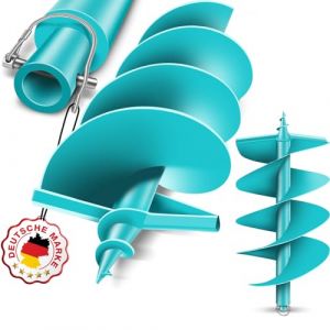 BRUNNENTAL ® Tarière 300 mm – Idéal pour les travaux d'excavation – Tarière manuelle – Utilisation facile – Pointe de forage robuste – Tarière de pieu – Foret de puits (Schwabenbach GmbH, neuf)
