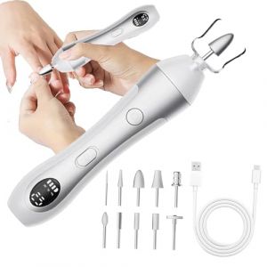 Lime Electrique Ongle - Lime A Ongle Electrique Rechargeable Vitesse Réglable Avec LED Écran - Kit De Manucure Pédicure Vitesse Réglable Pour Salon/Maison (ziancy, neuf)