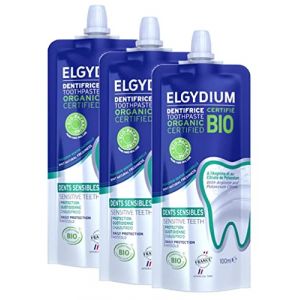 ELGYDIUM Bio DENTS SENSIBLE dentifrice 100ml Protection Quotidienne - Lot de 3 x 100ml (BEN PORAT, neuf)