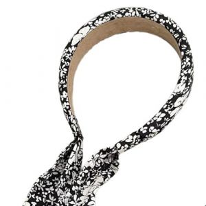 Bandeau à cheveux imprimé à pois/fleur pour photographie tresses bandeau pour fille tendance modèle spectacle français ruban bandeau coloré fleur bandeau pour mariage fille fleur bandeau pour fille (JieLinKeJi, neuf)