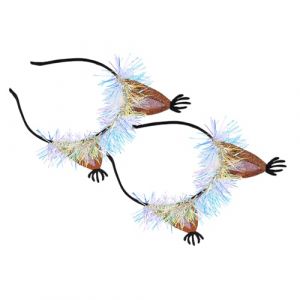 Mikinona 2pi&egrave;ces -t&ecirc;te Oreilles &Eacute;cureuil Pour Filles Coiffure De F&ecirc;te D&eacute;corations De Cheveux Lot (Dawn Cedar, neuf)