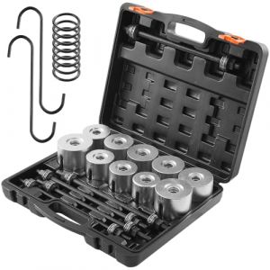 VEVOR Kit Extracteur de Roulements et Silentbloc 27PCs, Outils de Montage et de Démontage de Silentblocs Bague en Acier, avec Étui de Transport, Compatibilité Multi-Véhicules pour Moteurs LCV et HGV (Giaticia, neuf)