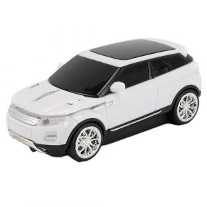 Topiky Souris de Jeu sans Fil en Forme de Voiture de Sport, Souris D'ordinateur 2.4G 1600 DPI avec R&eacute;cepteur USB, pour 10, pour, pour Ordinateurs Portables OS X (White) (Limouyin, neuf)