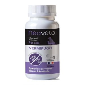 NEOVETO - Vermipurge - Vermifuge pour Chien en comprim&eacute;s naturels - Actifs agr&eacute;&eacute;s par Les Services V&eacute;t&eacute;rinaires Fran&ccedil;ais - Fabriqu&eacute; en France - Facile &agrave; administrer - 15 comprim&eacute;s (Version Italienne) (MACADAMIA, neuf)