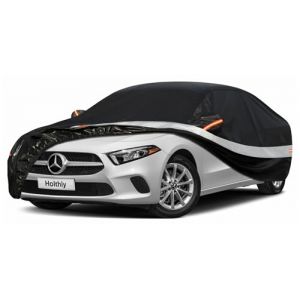 Holthly B&acirc;che Voiture Ext&eacute;rieur &agrave; 10 Couches, Housse Protection Voiture 100% &Eacute;tanche Anti UV Soleil Anti Rayure, B&acirc;che pour Berline Mercedes CLA, Audi A3 Limousine,Mazda 3 Saloon, etc. C6 Noir (Hangzhou Hanrong Trading Co., Ltd., neuf)