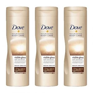 3x Dove Nourishing Body Care Lotion Auto-Bronzante 250ml chaque Noir (The Marvellous Group, neuf)
