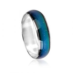 Bague d'humeur pour enfants, bague magique de sentiment d'&eacute;motion, couleur 'humeur changeante, en alliage, bijoux pour hommes et femmes (Hiumiaoyo, neuf)